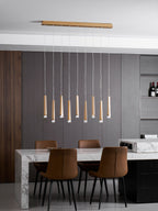 Firewood Stick Wood LED Cluster Chandelier - product view 83