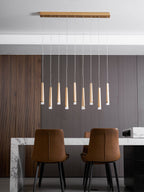 Firewood Stick Wood LED Cluster Chandelier - product view 84
