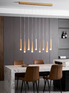 Firewood Stick Wood LED Cluster Chandelier - product view 87