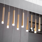 Firewood Stick Wood LED Cluster Chandelier - product view 90
