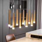 Firewood Stick Wood LED Cluster Chandelier - product view 92