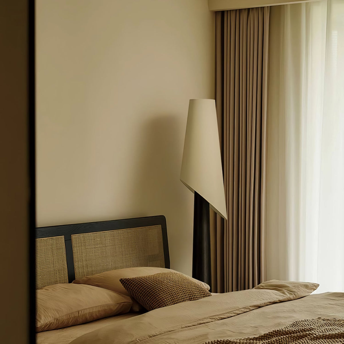 Flag Wood and Fabric Floor Lamp — design and interior detail 19
