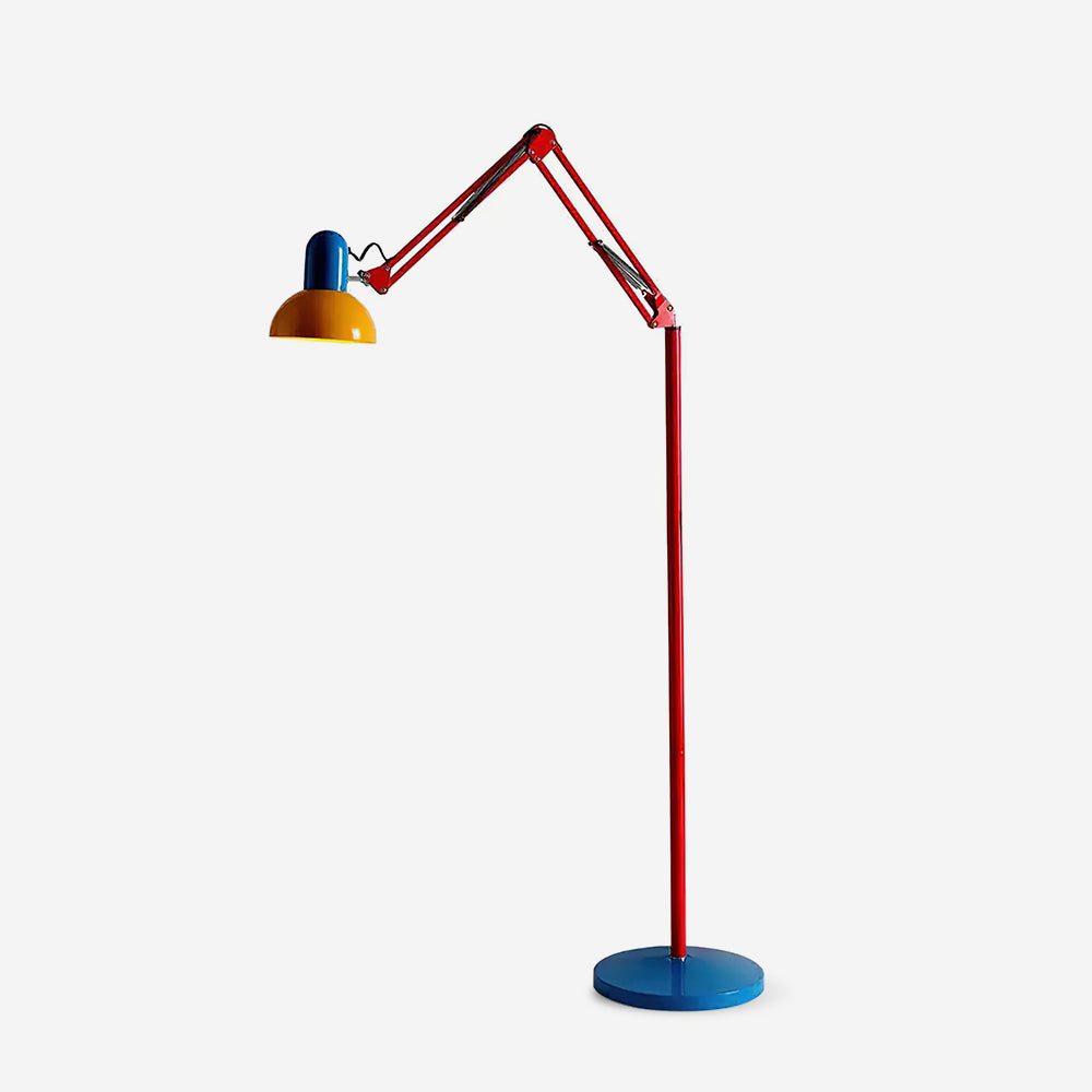 Flexo Color-Block Adjustable Floor Lamp — product view