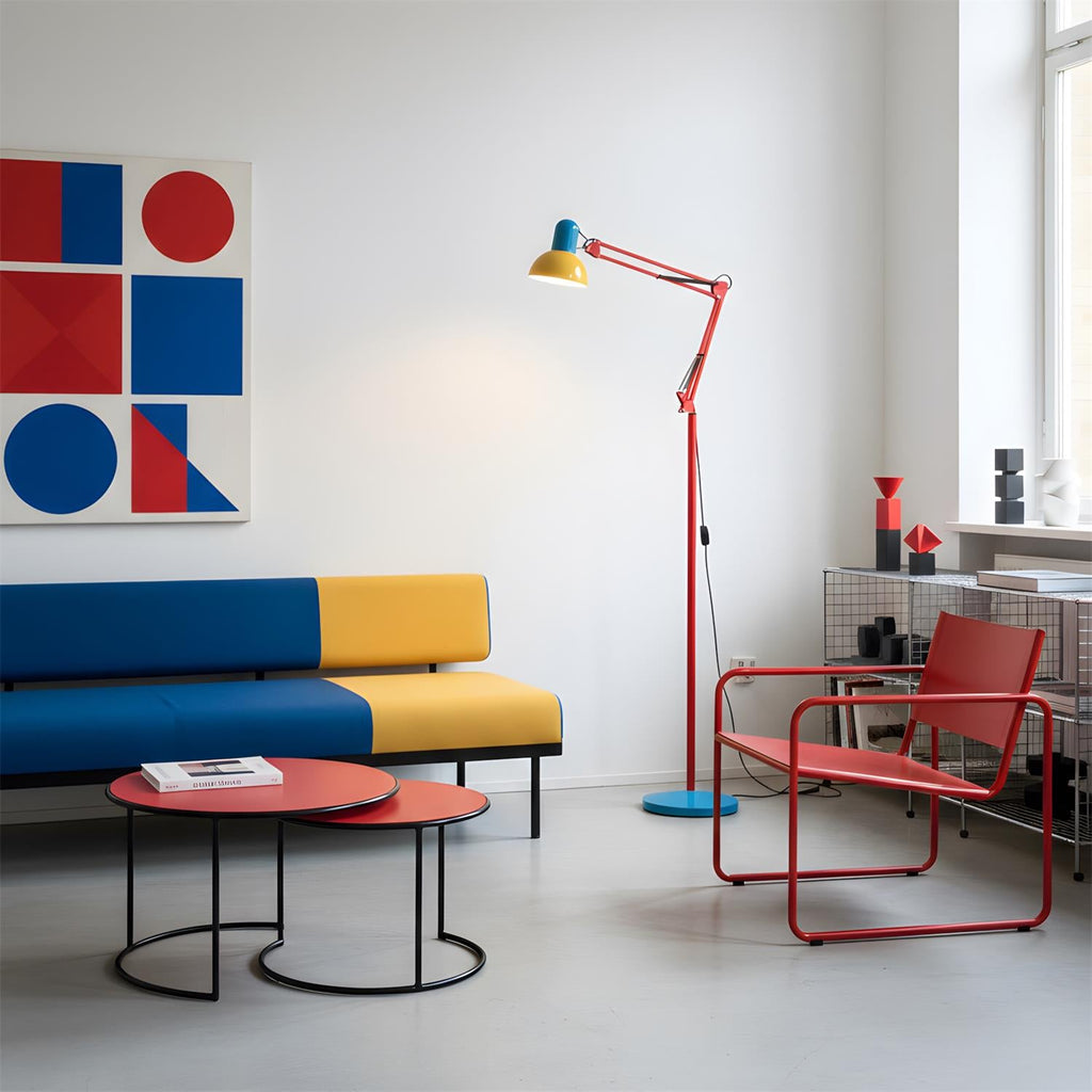 Flexo Color-Block Adjustable Floor Lamp — design detail 17