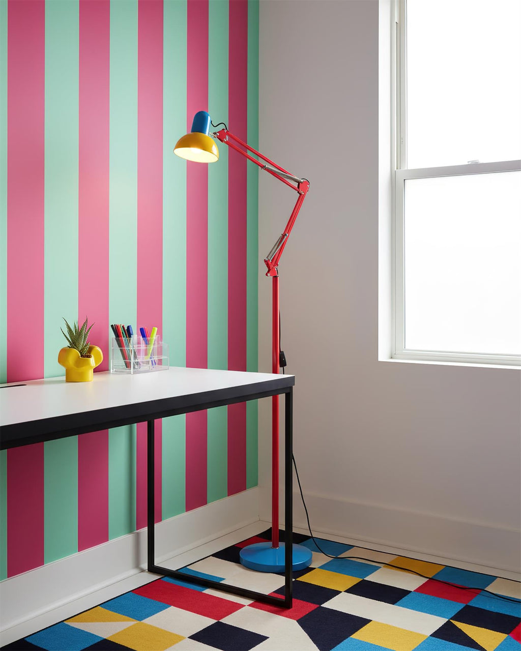 Flexo Color-Block Adjustable Floor Lamp — design detail 19