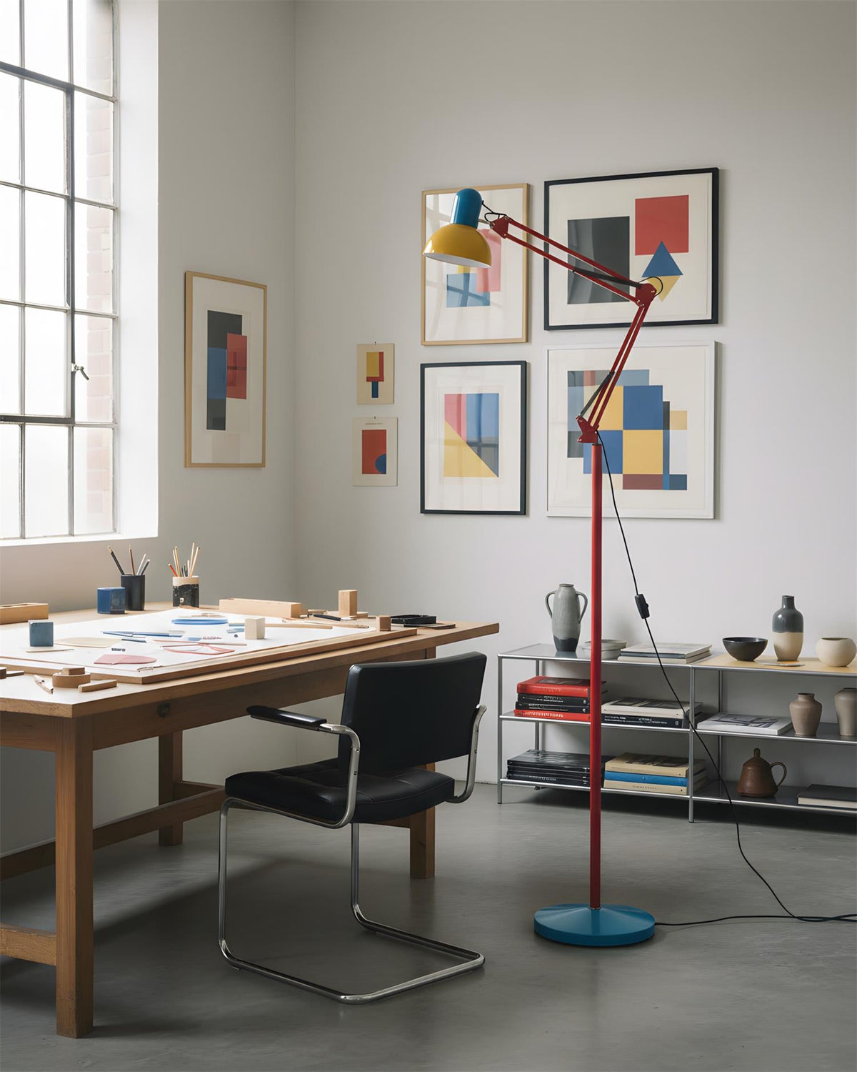 Flexo Color-Block Adjustable Floor Lamp — design detail 20