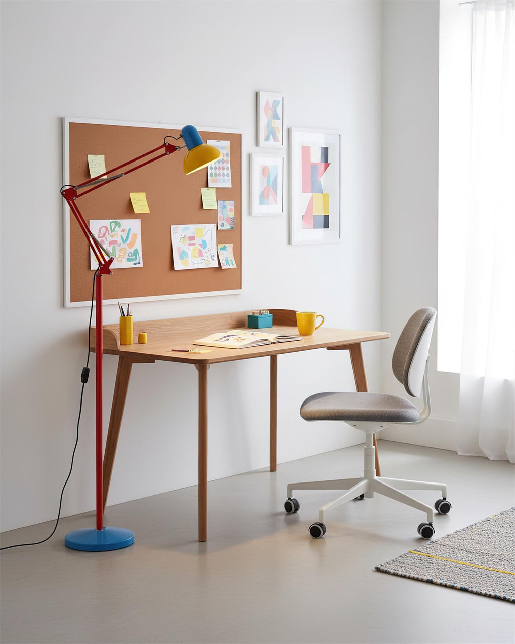 Flexo Color-Block Adjustable Floor Lamp — design detail 21