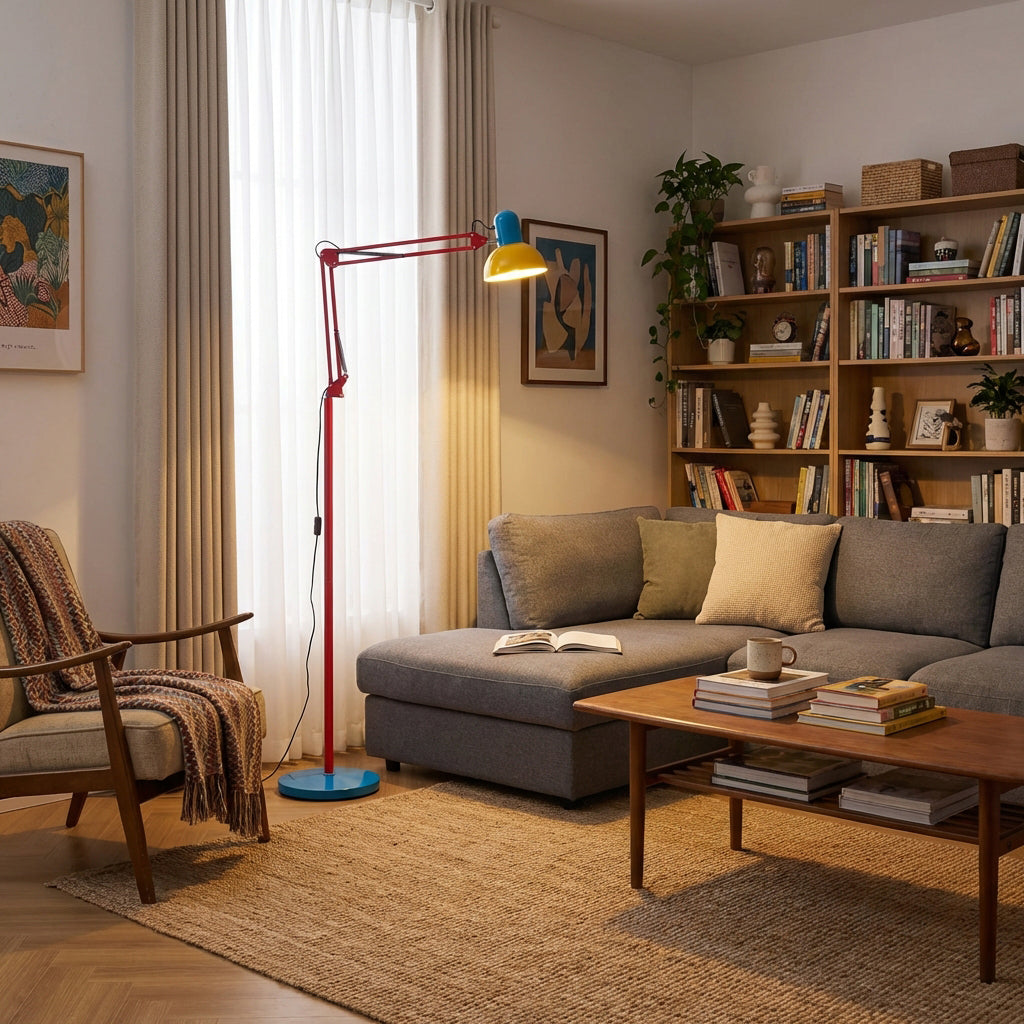 Flexo Color-Block Adjustable Floor Lamp — design detail 37