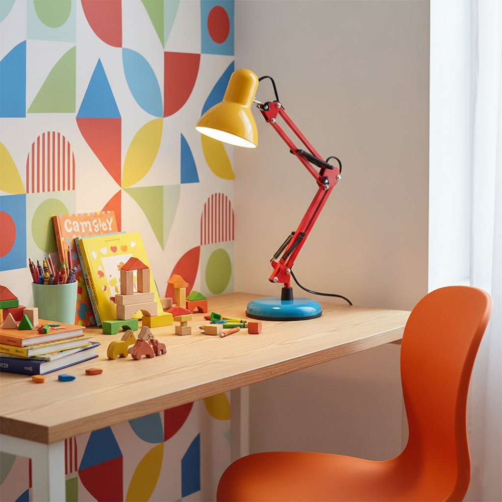 Flexo Color-Block Adjustable Table Lamp — design detail 7