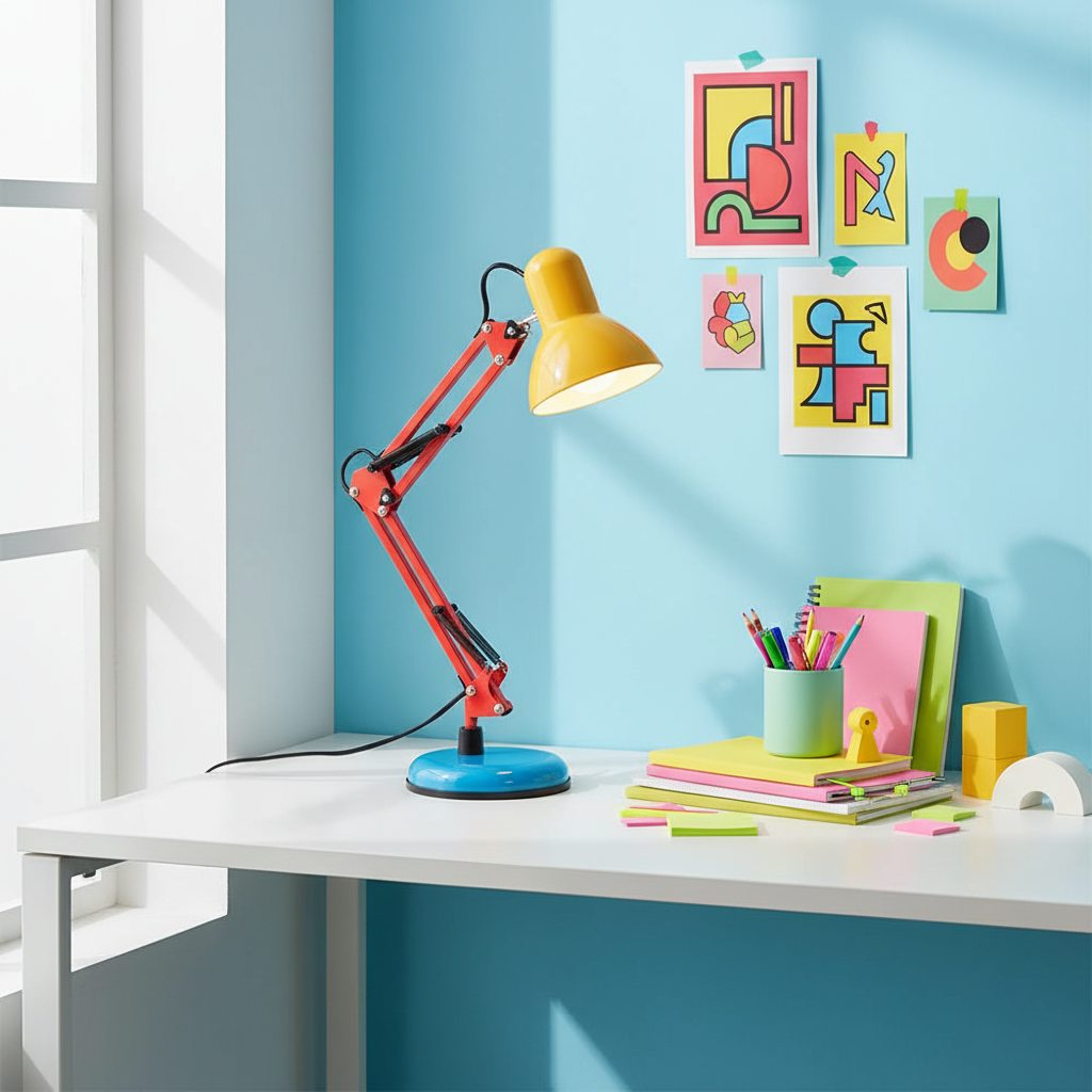 Flexo Color-Block Adjustable Table Lamp — design detail 10