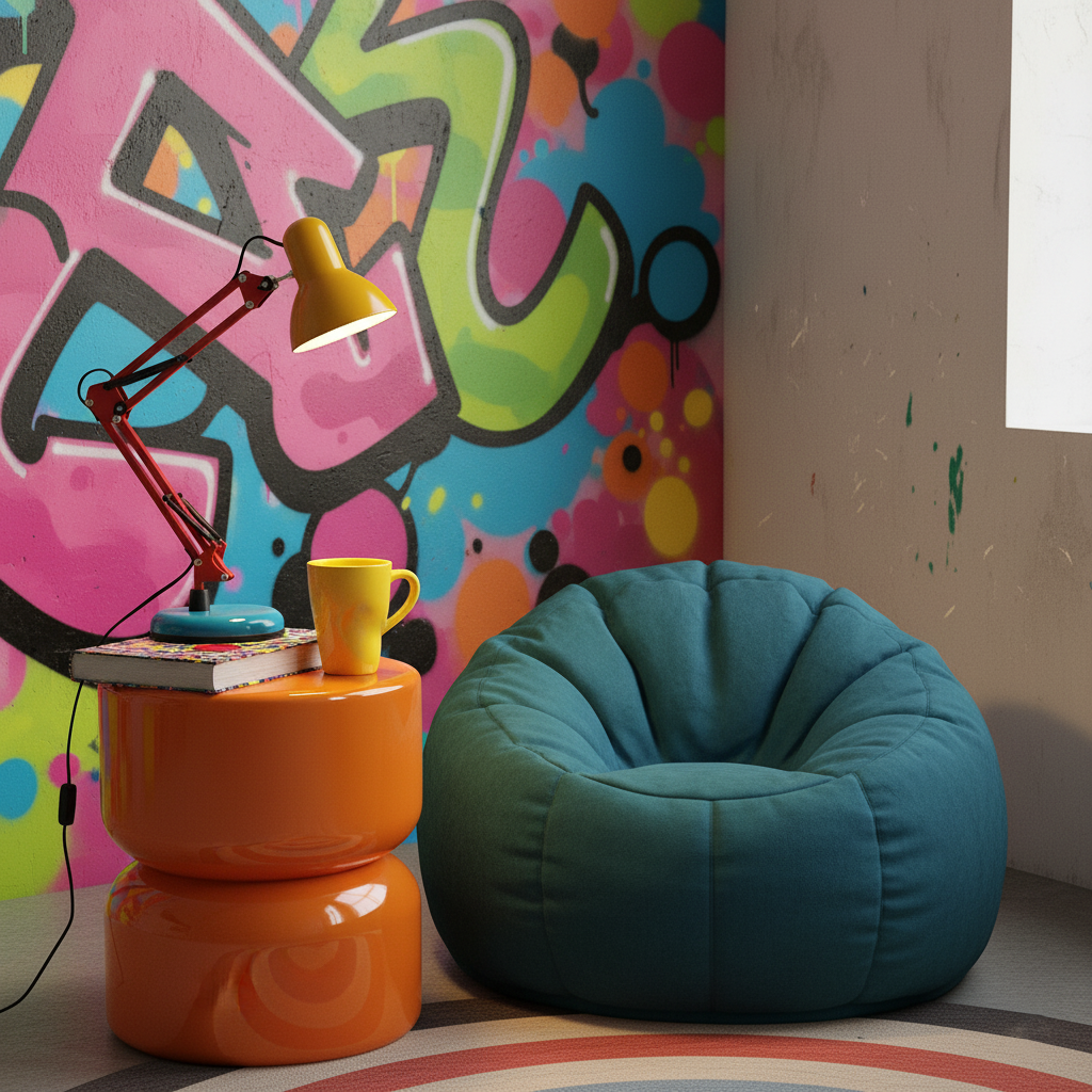 Flexo Color-Block Adjustable Table Lamp — design detail 12