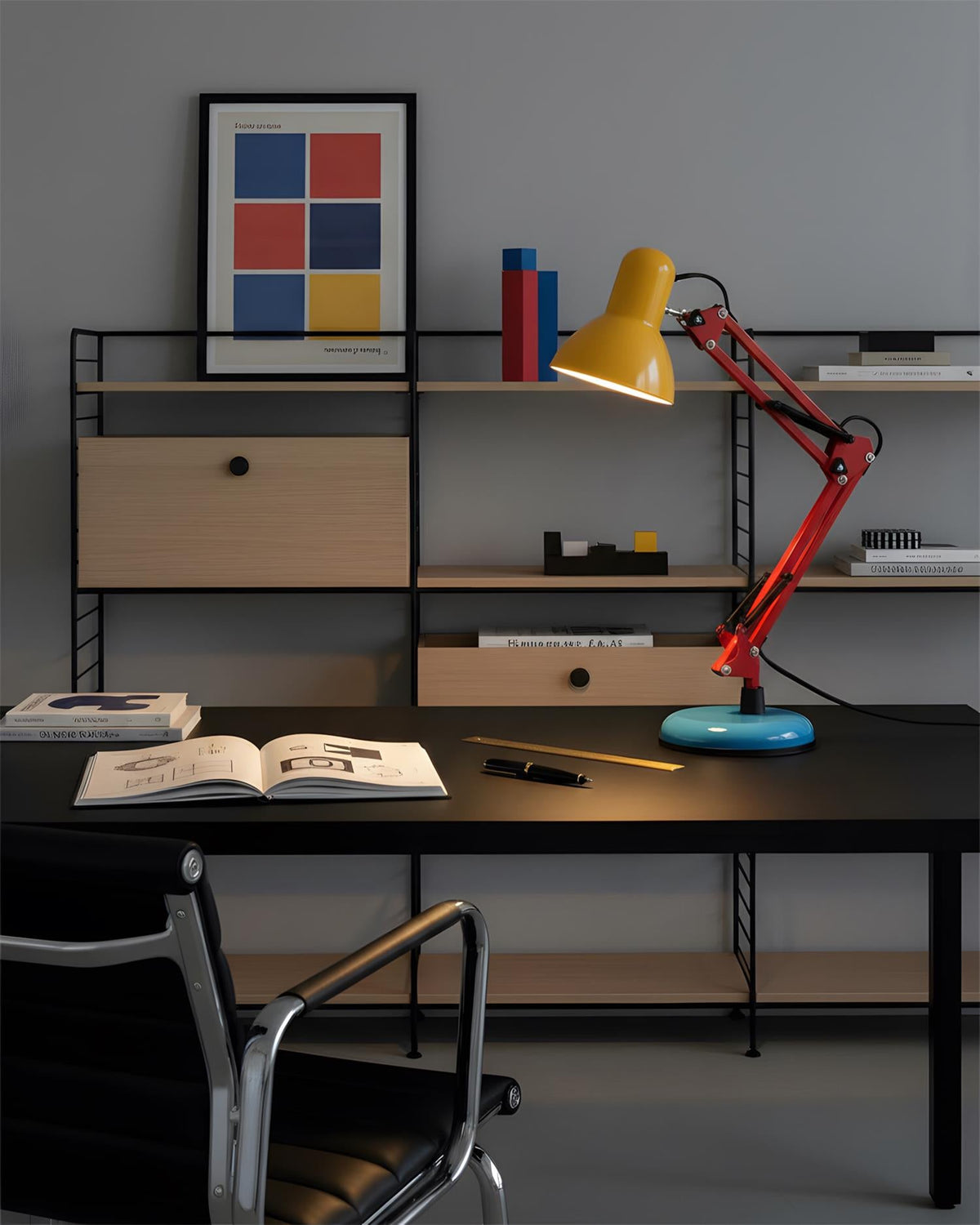Flexo Color-Block Adjustable Table Lamp — design detail 19