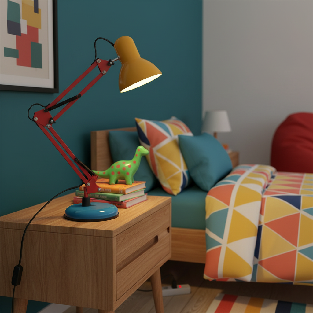 Flexo Color-Block Adjustable Table Lamp — design detail 21