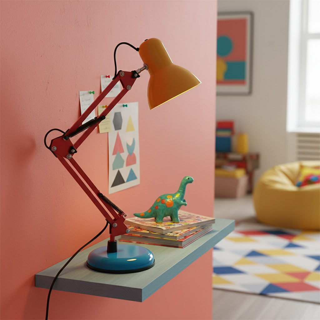 Flexo Color-Block Adjustable Table Lamp — design detail 24