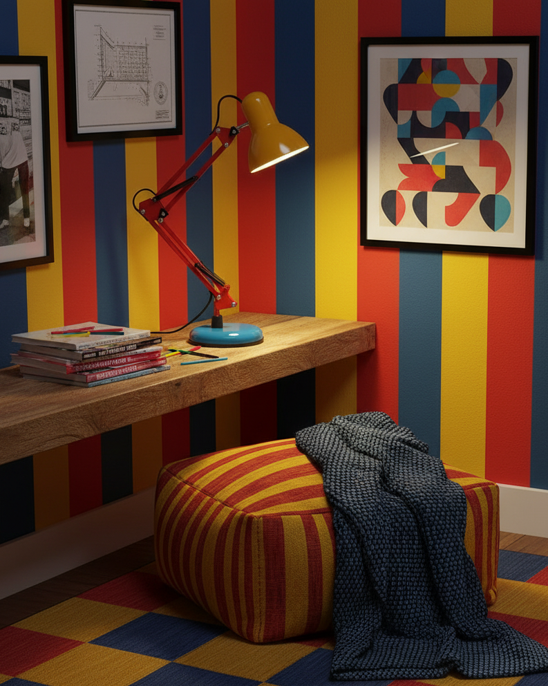 Flexo Color-Block Adjustable Table Lamp — design detail 28