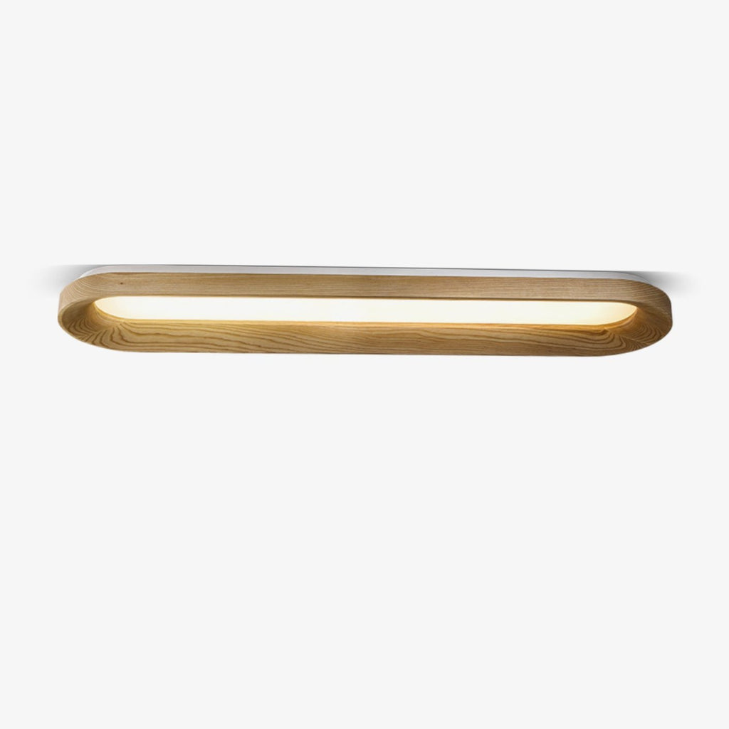 Flowing Cloud Wood LED Ceiling Light - product view 1