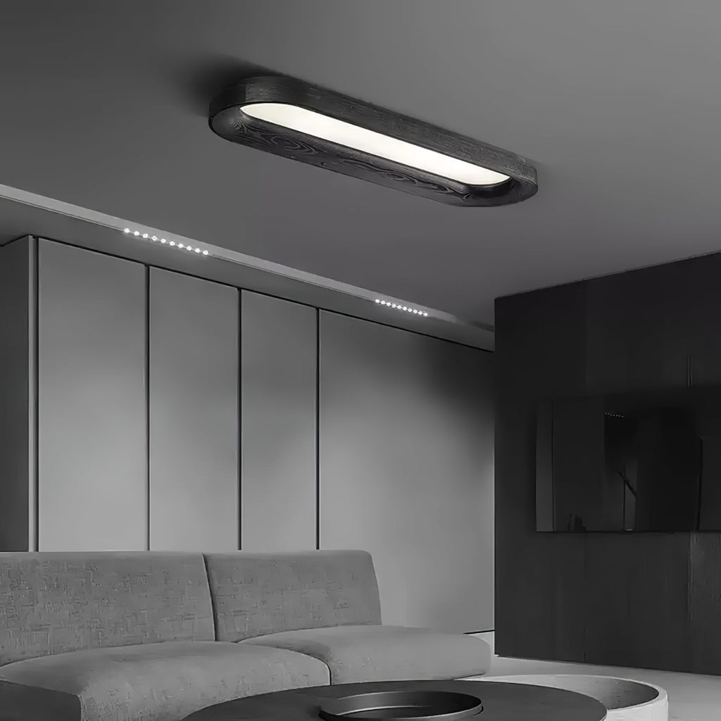 Flowing Cloud Wood LED Ceiling Light - product view 5