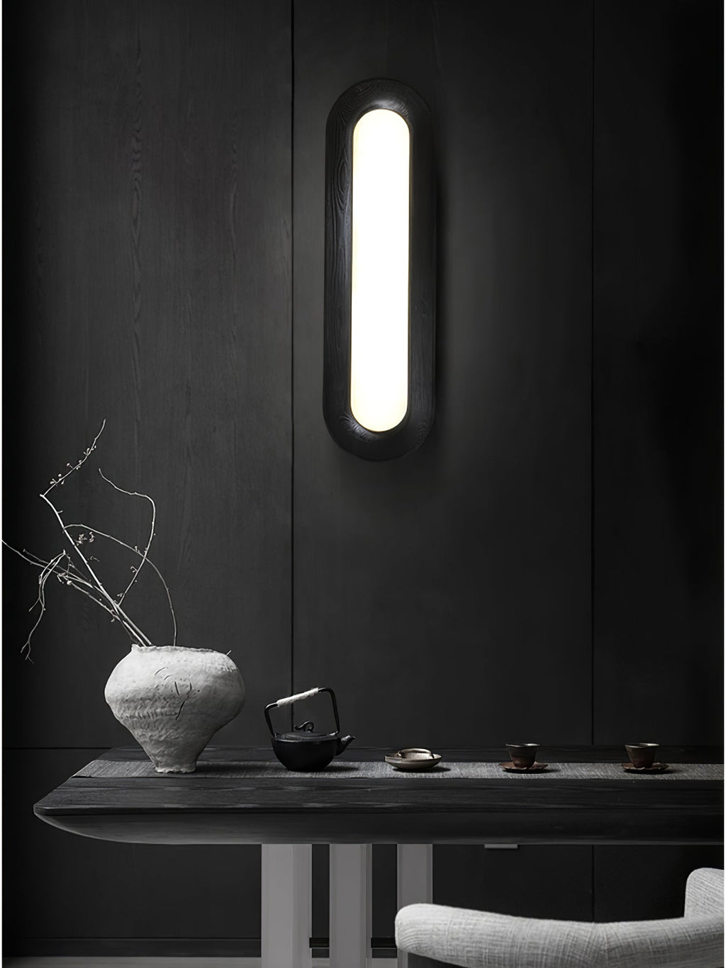 Flowing Cloud Wood LED Ceiling Light - product view 12