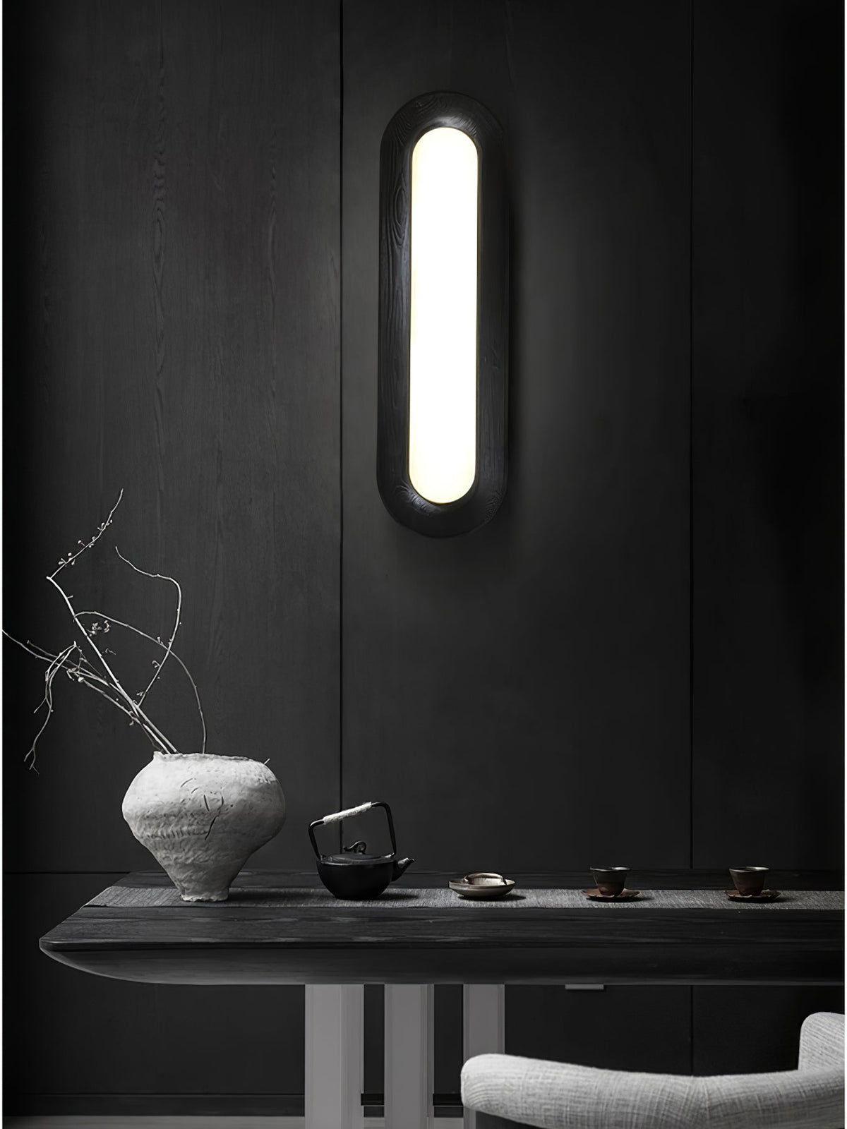 Flowing Cloud Wood LED Ceiling Light - product view 12