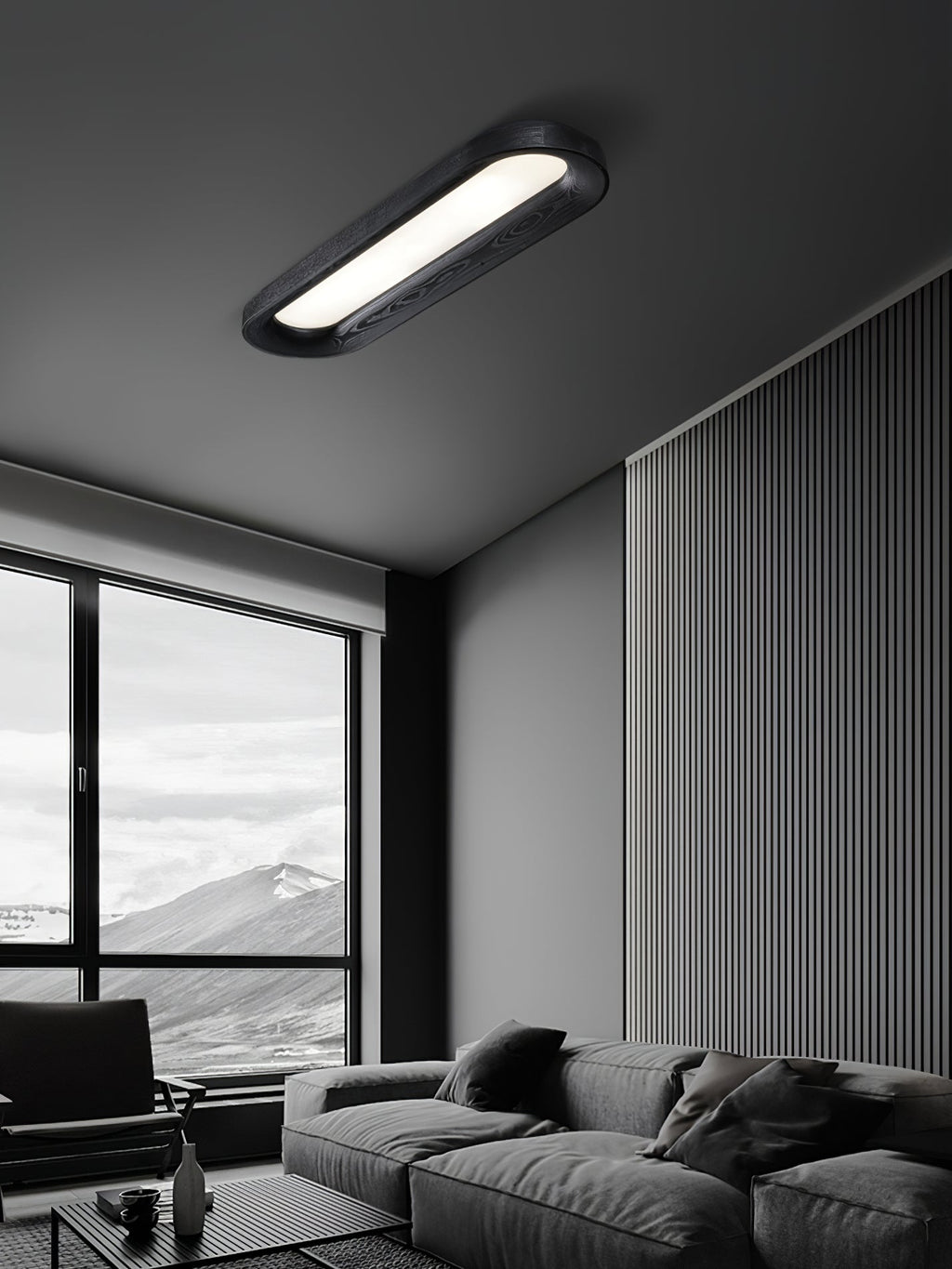Flowing Cloud Wood LED Ceiling Light - product view 17