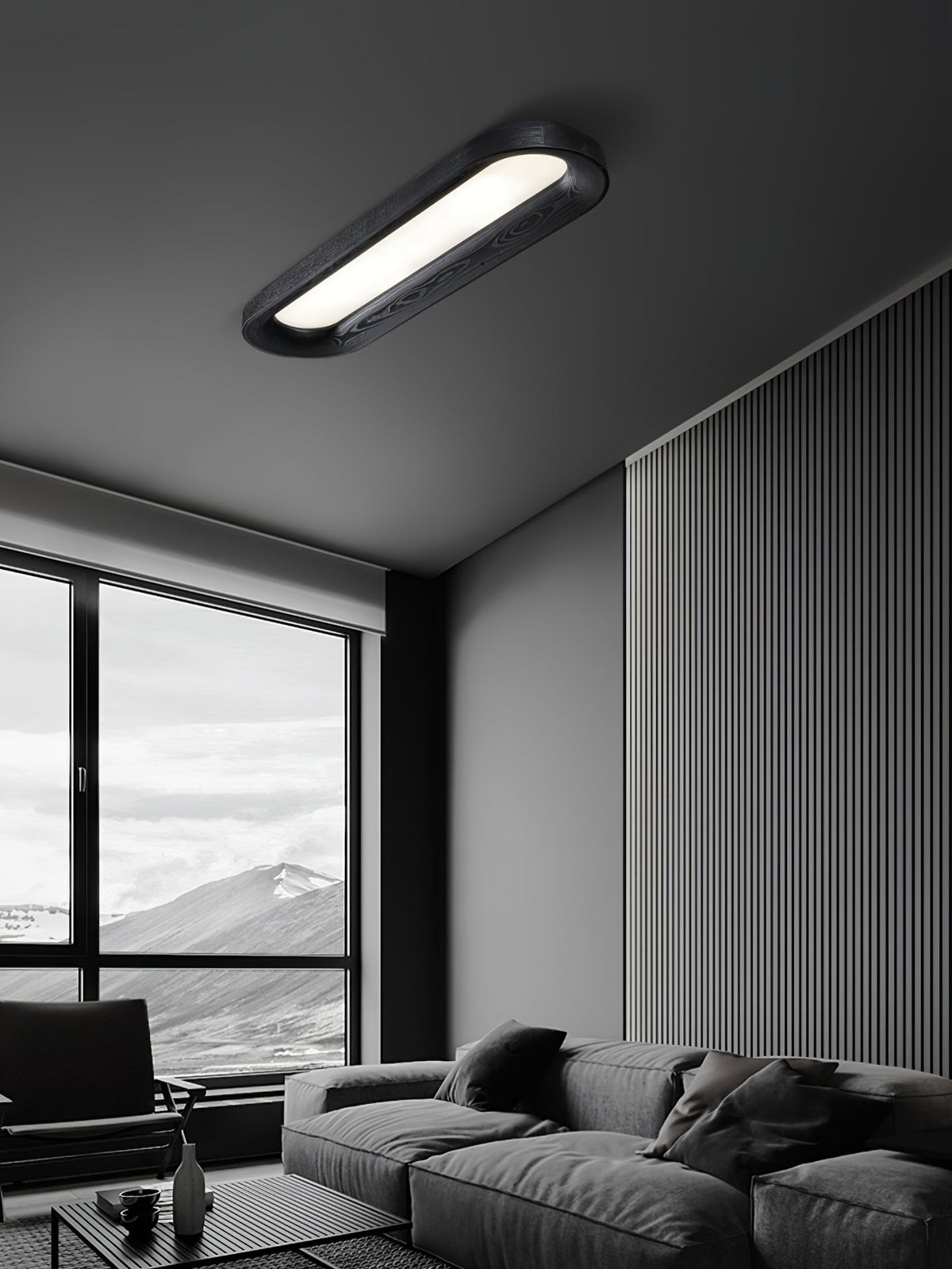 Flowing Cloud Wood LED Ceiling Light - product view 17