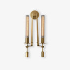 Fontanelle Ribbed Glass Wall Sconce – wall sconce view 1