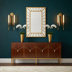 Fontanelle Ribbed Glass Wall Sconce – wall sconce view 8