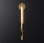 Fontanelle Ribbed Glass Wall Sconce – wall sconce view 17