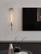 Fontanelle Ribbed Glass Wall Sconce – wall sconce view 32