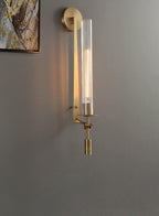 Fontanelle Ribbed Glass Wall Sconce – wall sconce view 45