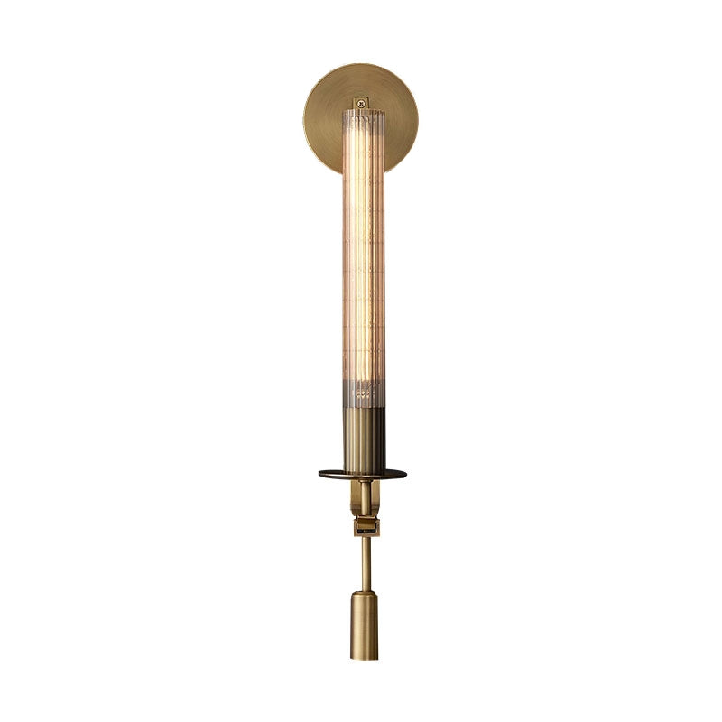 Fontanelle Ribbed Glass Wall Sconce – wall sconce view 54
