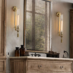 Fontanelle Ribbed Glass Wall Sconce – wall sconce view 59