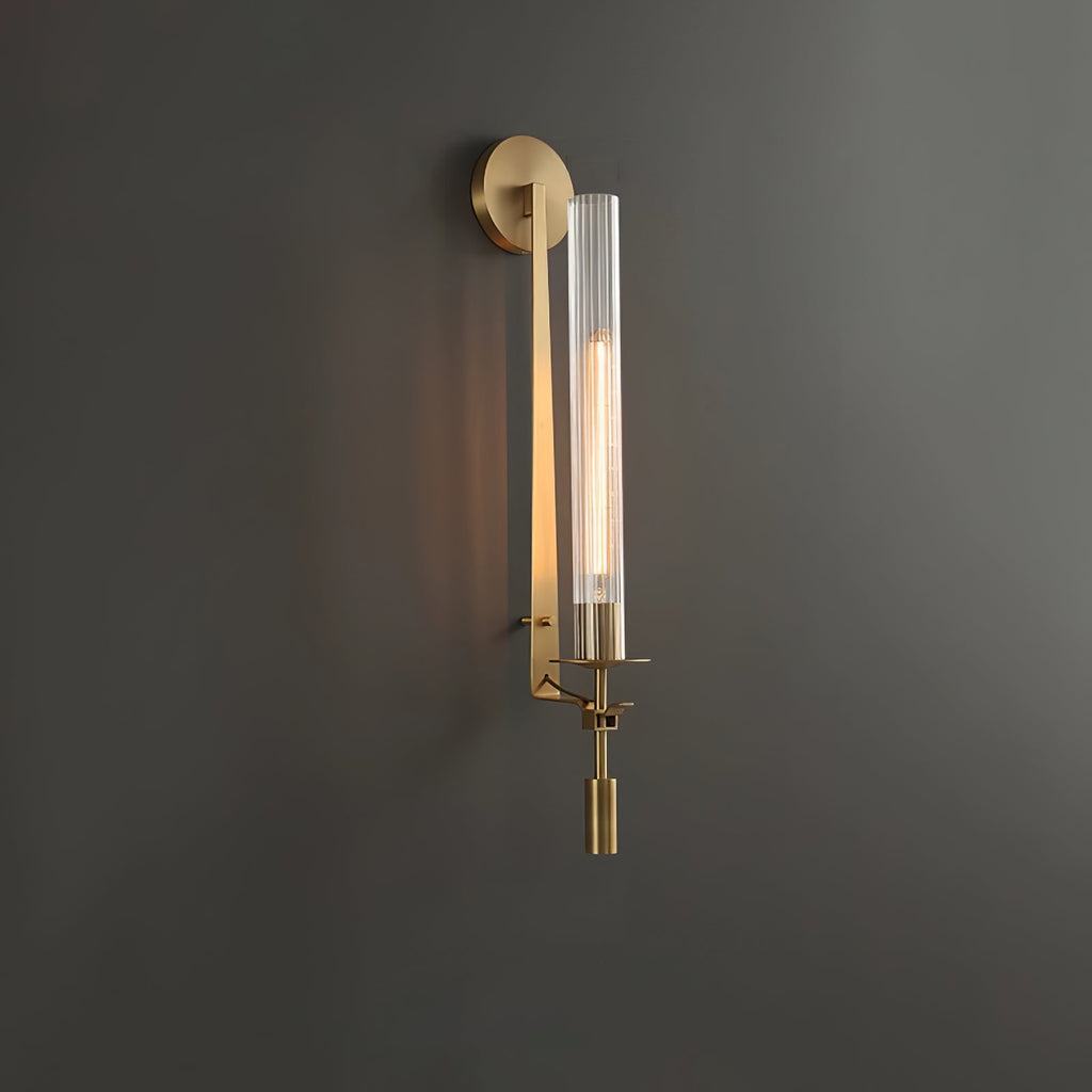 Fontanelle Ribbed Glass Wall Sconce – wall sconce view 61