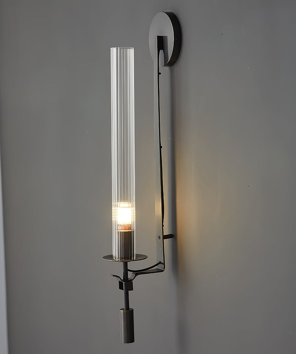 Fontanelle Ribbed Glass Wall Sconce – wall sconce view 67
