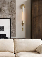 Fontanelle Ribbed Glass Wall Sconce – wall sconce view 71