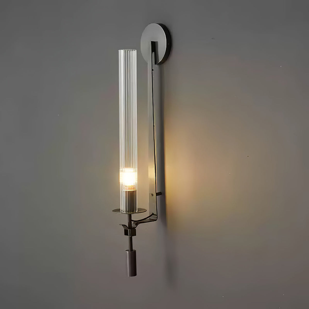 Fontanelle Ribbed Glass Wall Sconce – wall sconce view 73
