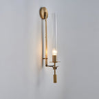 Fontanelle Ribbed Glass Wall Sconce – wall sconce view 75