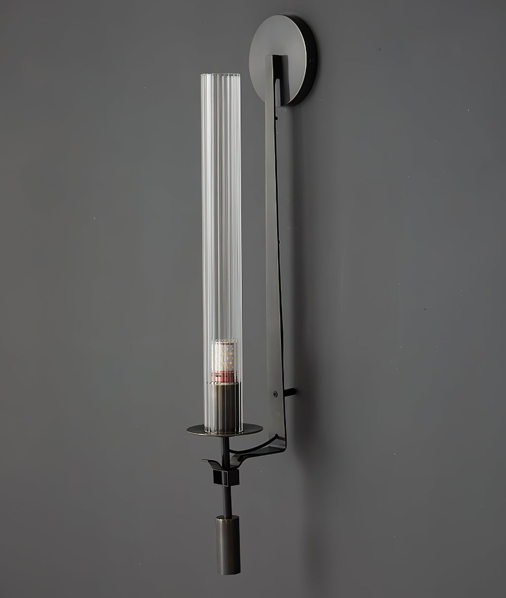 Fontanelle Ribbed Glass Wall Sconce – wall sconce view 79