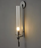 Fontanelle Ribbed Glass Wall Sconce – wall sconce view 80