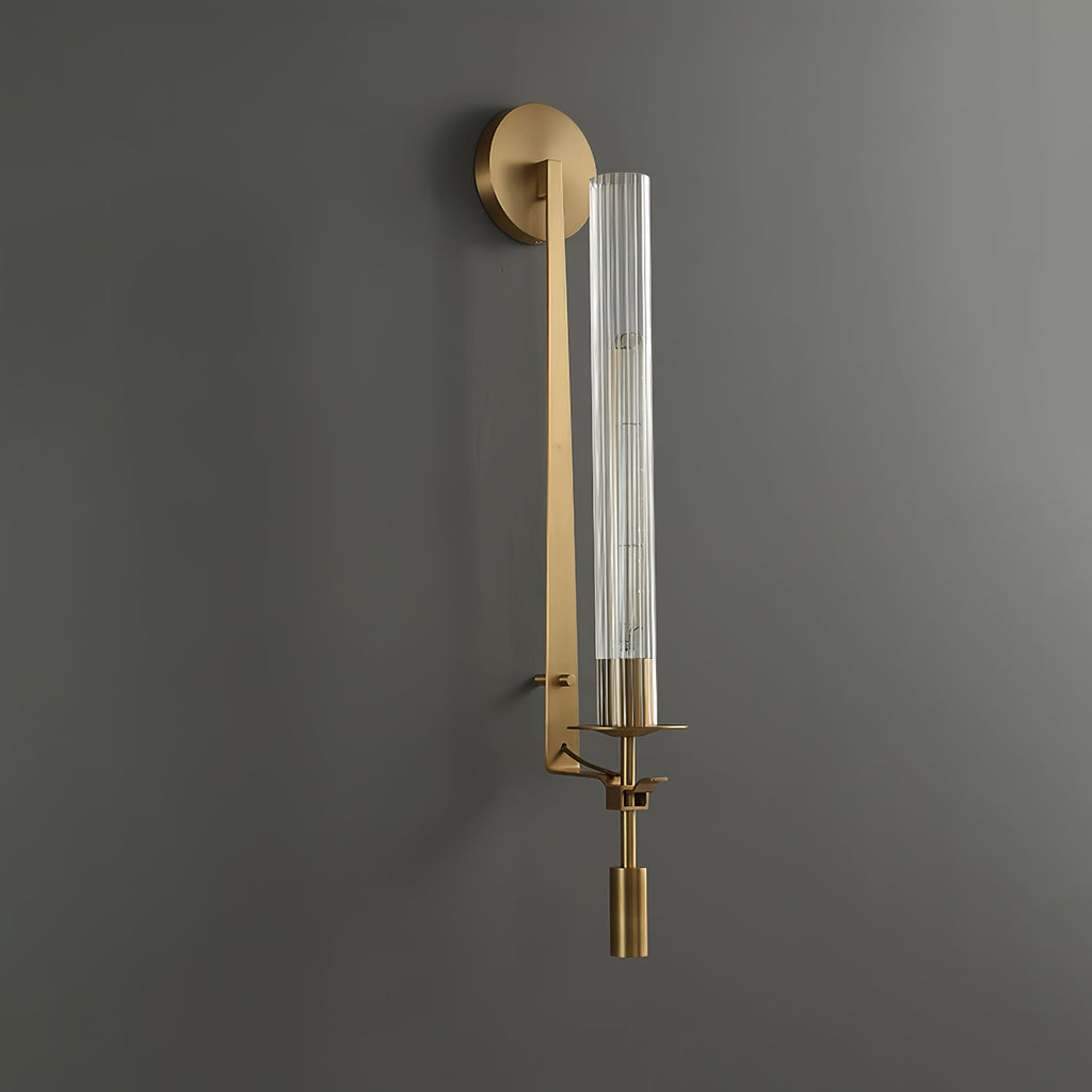 Fontanelle Ribbed Glass Wall Sconce – wall sconce view 84