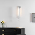 Fontanelle Ribbed Glass Wall Sconce – wall sconce view 94