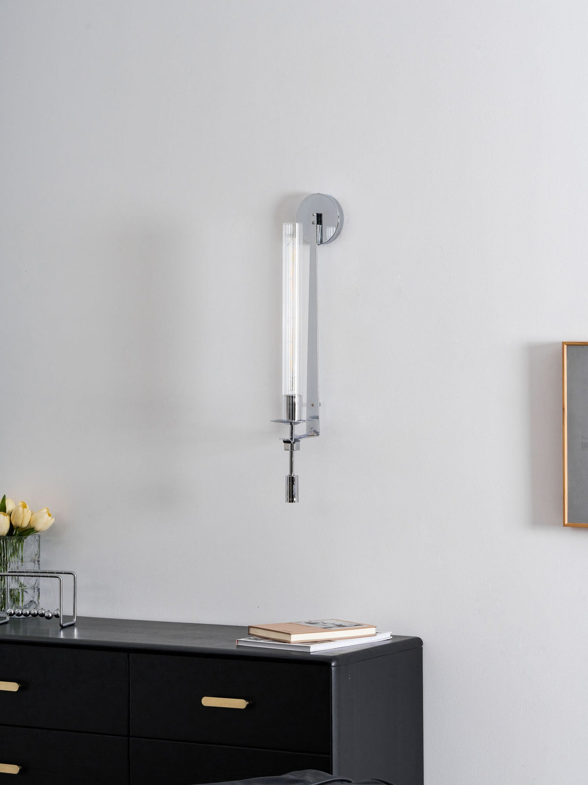 Fontanelle Ribbed Glass Wall Sconce – wall sconce view 97