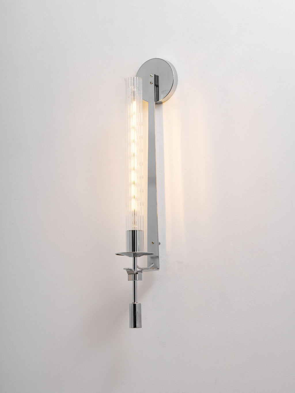 Fontanelle Ribbed Glass Wall Sconce – wall sconce view 103