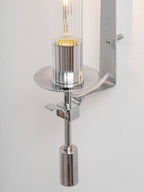 Fontanelle Ribbed Glass Wall Sconce – wall sconce view 109