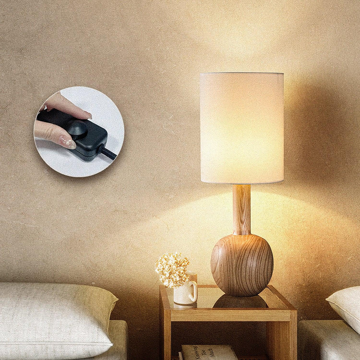 Gavel Table Lamp — product and interior detail 7