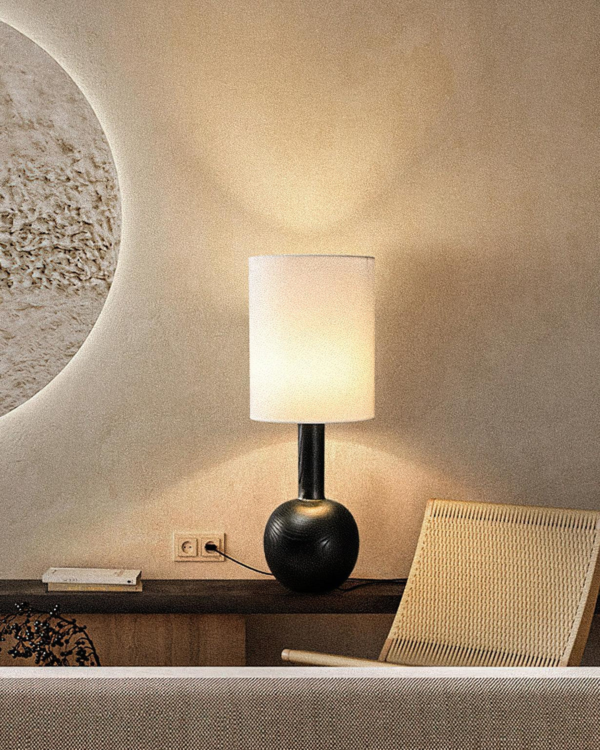 Gavel Table Lamp — product and interior detail 12