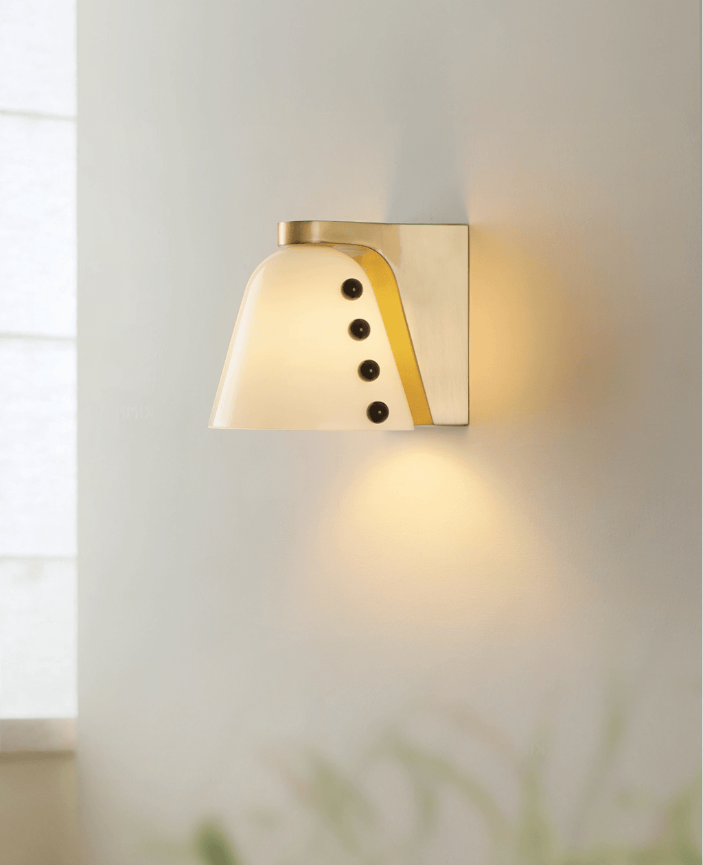 Gemma Dotted Glass Wall Sconce — design detail 2
