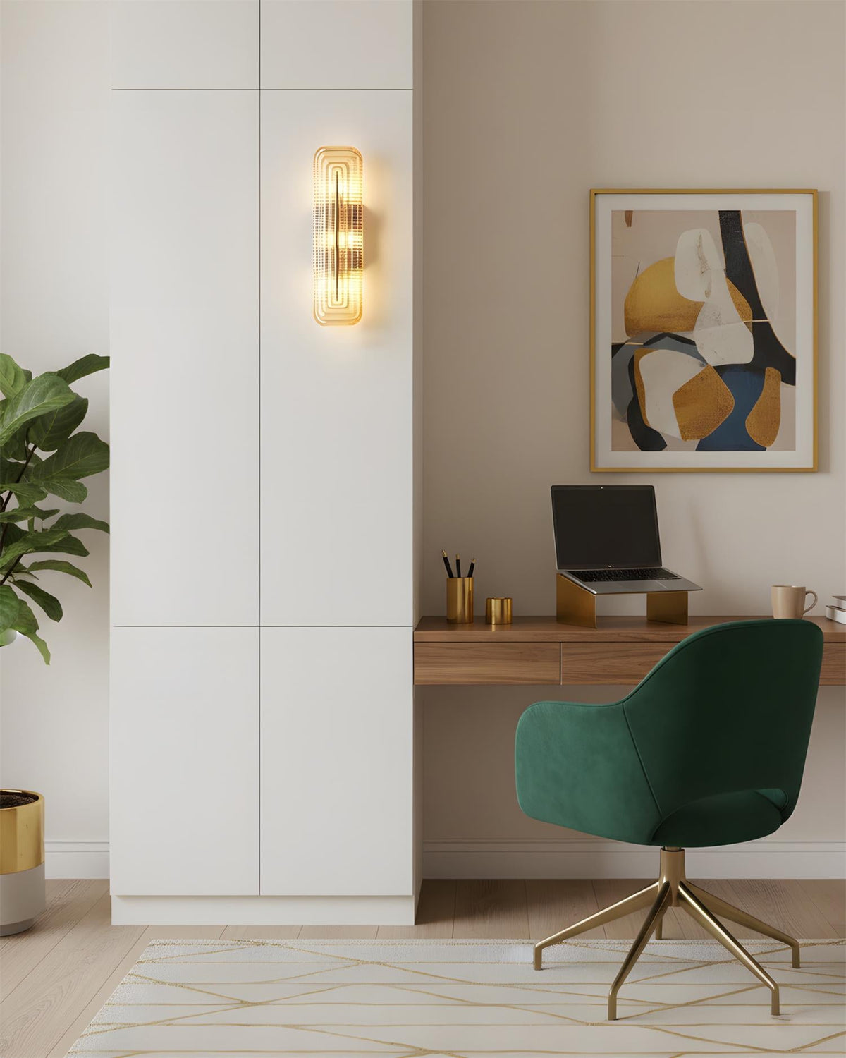 Glacium Wall Lamp — product and interior detail 11
