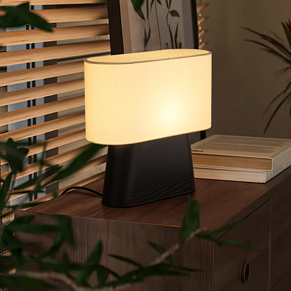 Habitat Wood and Fabric Table Lamp - product view 5