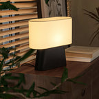 Habitat Wood and Fabric Table Lamp - product view 5